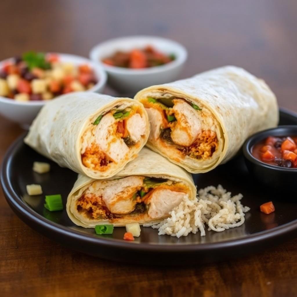 Chicken Tinga Burrito